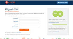 Desktop Screenshot of gayaka.com