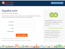 Tablet Screenshot of gayaka.com